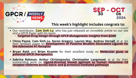 GPCR Weekly Whirlwind: Top Receptor Highlights from Sep 30 - Oct 6, 2024!
