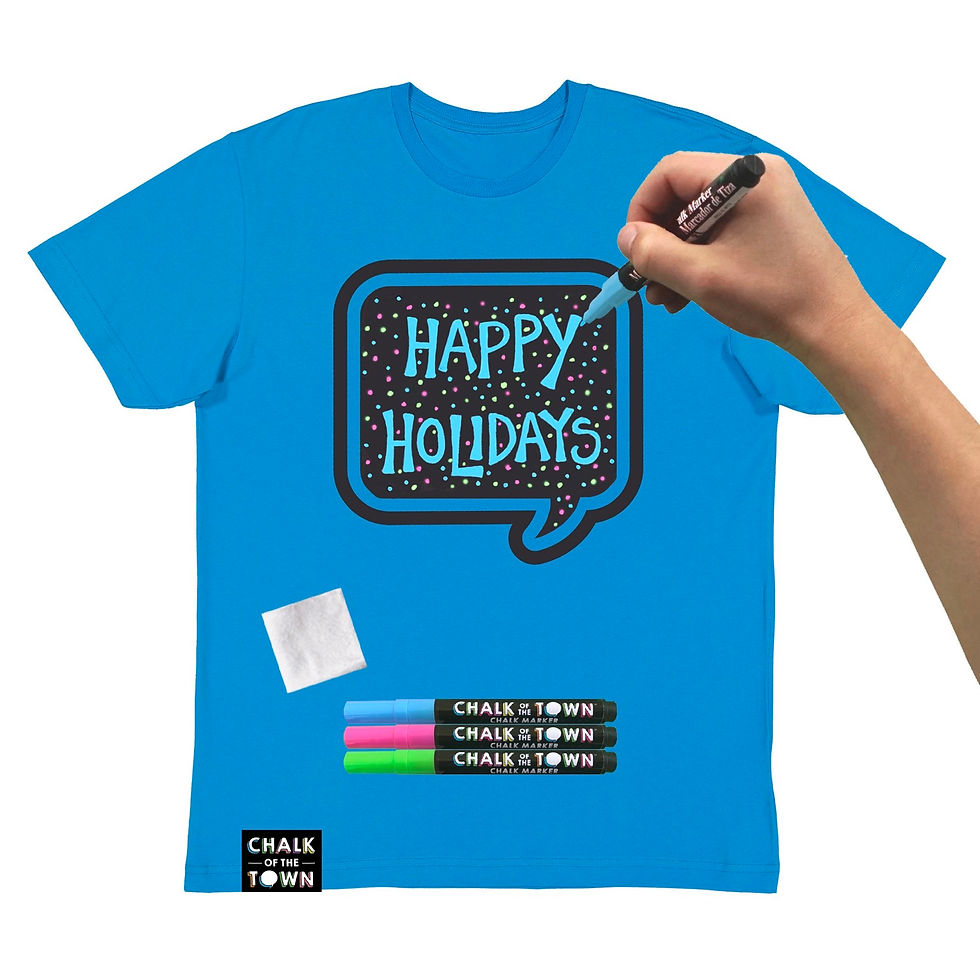Thumbnail: Adult Blue Speech Bubble T-Shirt