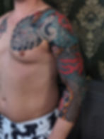 japanese irezumi 3/4 sleeve traditional tattoo ink