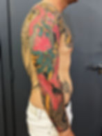 Raijin japanese tattoo sleeve irezumi horimono