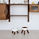 Thumbnail: Inherent Oreo Ceramic Table Walnut wood - Short