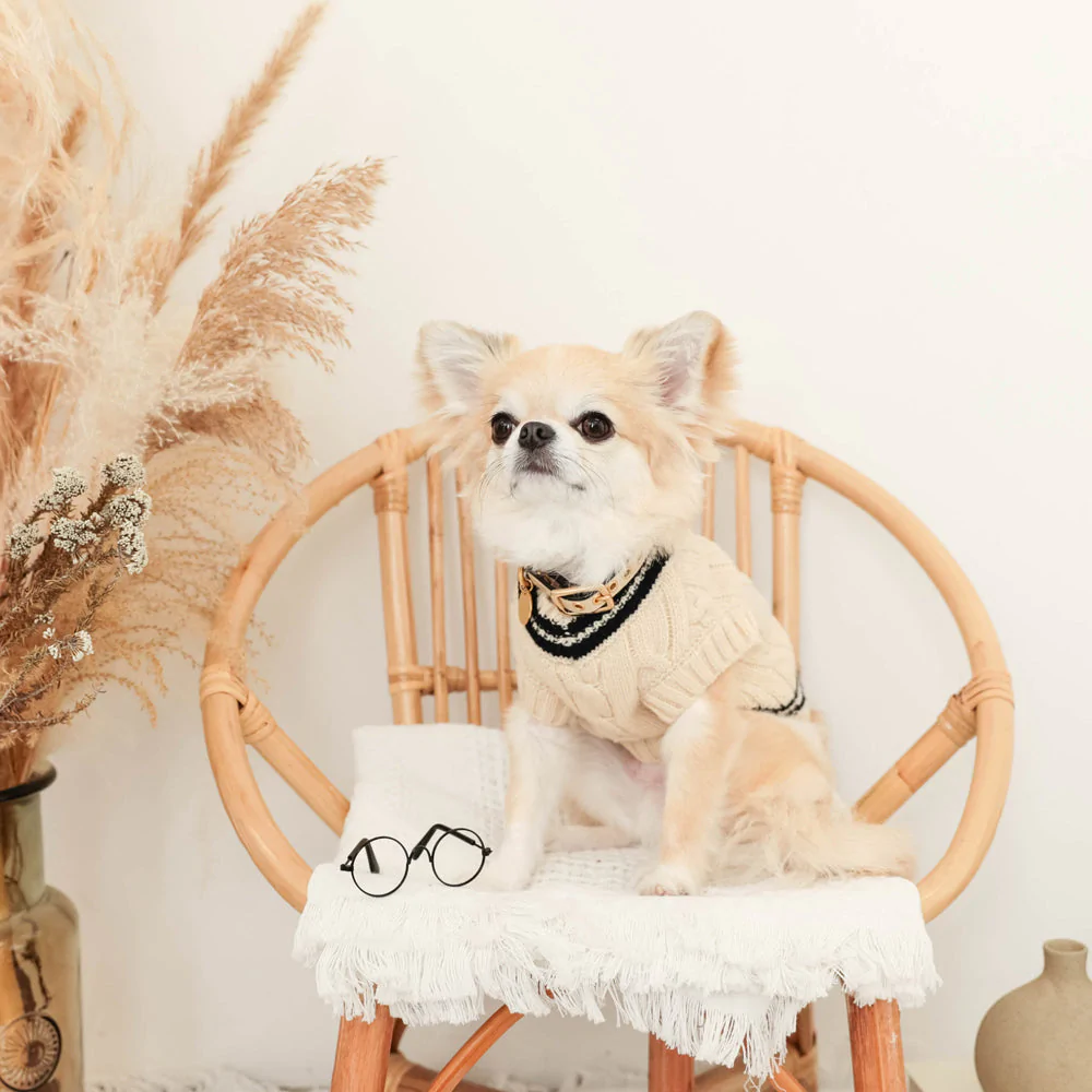 Thumbnail: Mon Cheri Cable Knit Sweater Vest Ivory