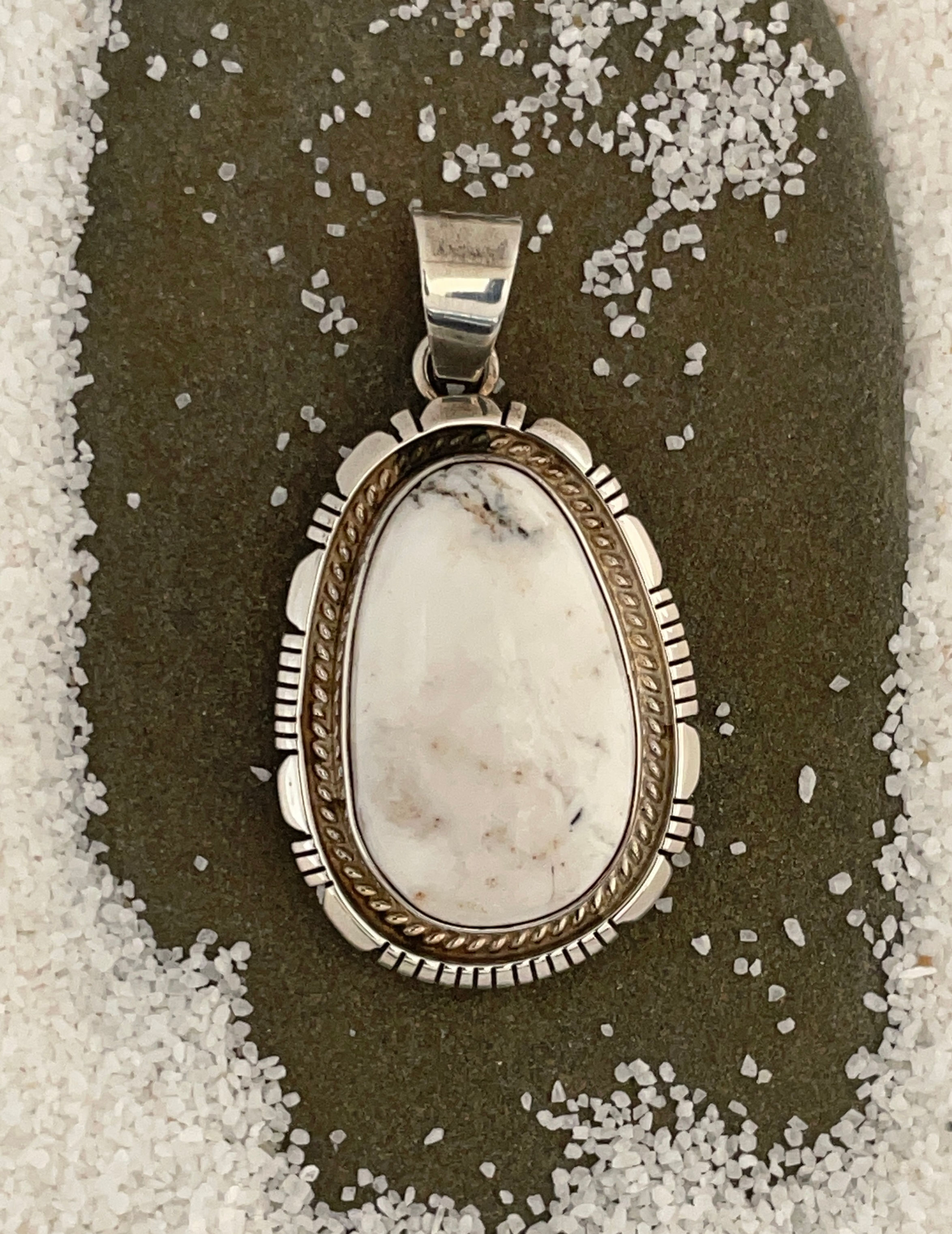 White Buffalo pendant