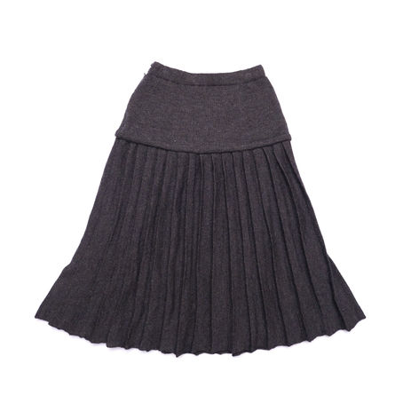 PLEATED MACHINE KNIT SKIRT CLAIRE GREIDANUS