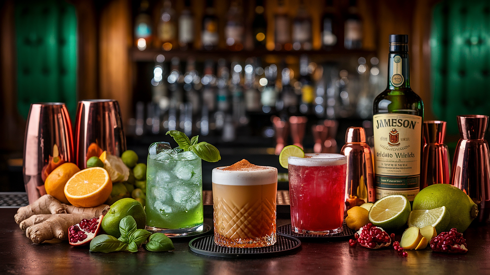 Shamrocks & Spirits: A St. Paddy’s Day Irish Whiskey Mixology Class