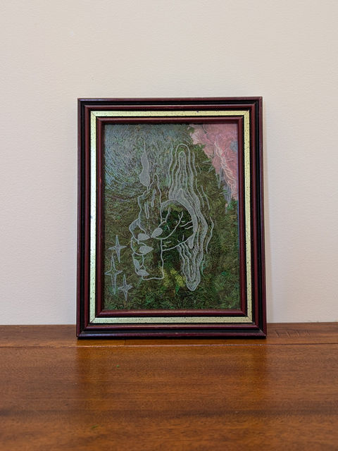 "Through the Void' Etched Glass