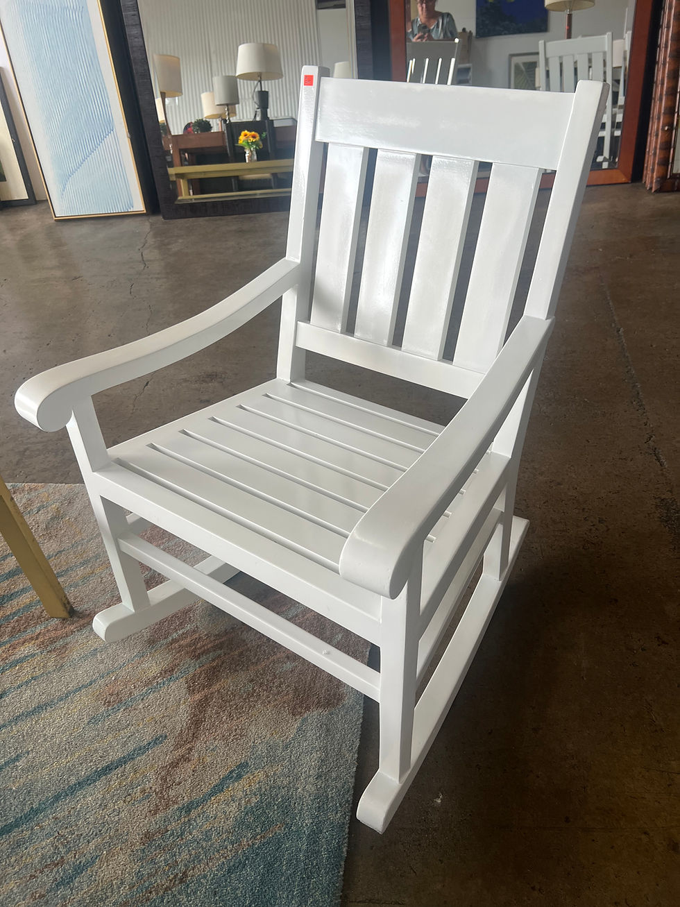 Thumbnail: Solid Wood Rocking Chair 