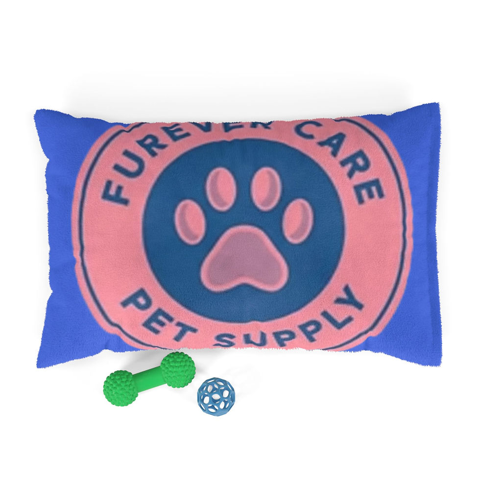 Thumbnail: Pet Bed with Plush Coral Fleece Top and Cotton Duck Underside