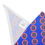 Thumbnail: Floral Medallion Pet Bandana — Purple Pink Repeating Pattern
