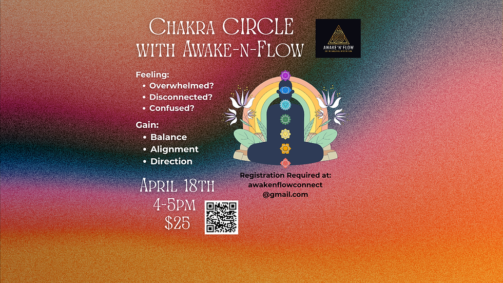 Chakra Circle with Wanda - contact Wanda to book!