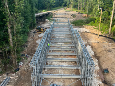 Plettenberg Road Over Polly Creek  - In Progress