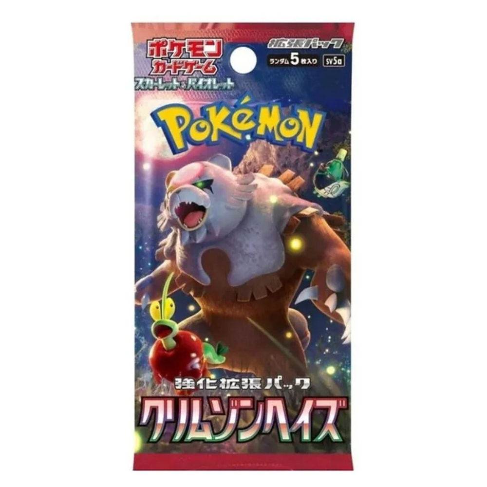Pokemon Crimson Haze Booster Pack Japanese - SV5a
