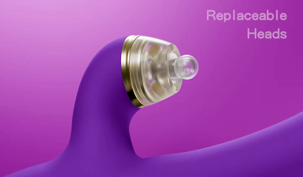 RHEXIA 3-in-1 Tapping Rabbit Vibrator interchangeable heads