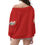 Thumbnail: Flye Era Women's Off-Shoulder Sweatshirt with Micro-Fleece