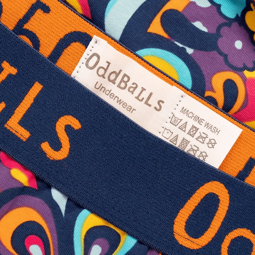 Thumbnail: OddBalls Peace and Love Boxers