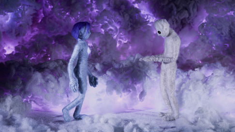 Frame from Transparent Black and Iron-Rich Red by Nishina music video