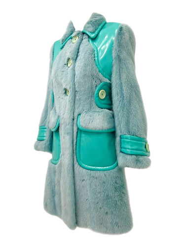 Miu Miu Runway Turquoise Coat | centurygirlvintage