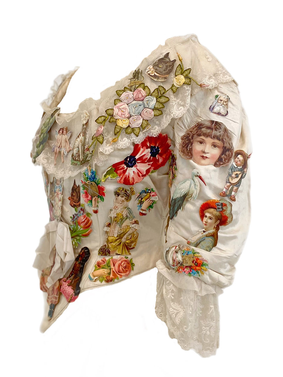 Thumbnail: Antique Victorian Scrapbook Bodice