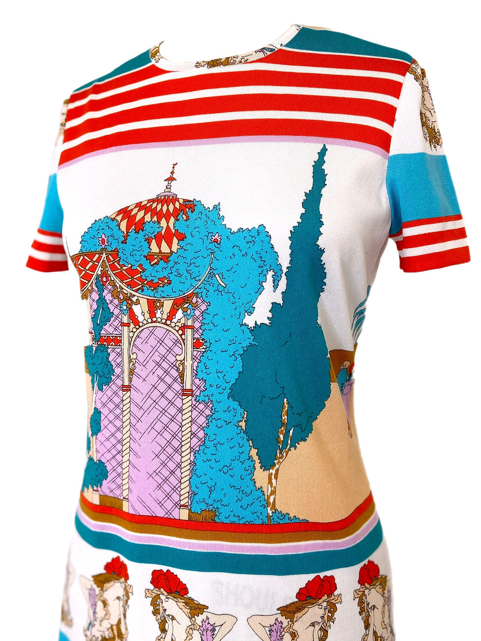 Thumbnail: Vintage Goldworm Painting Dress