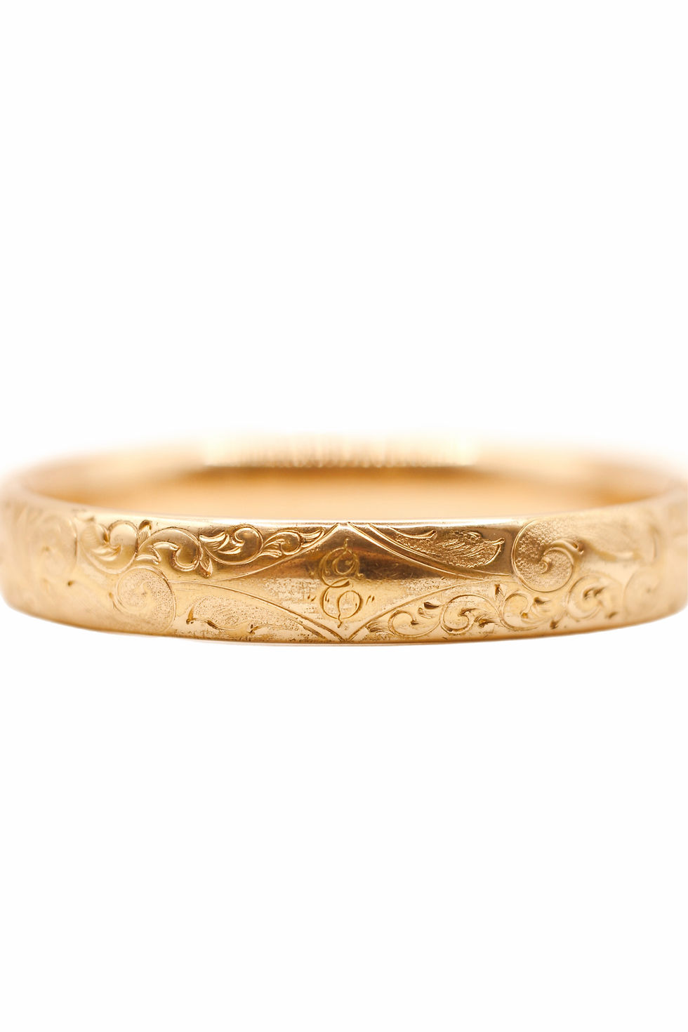 Thumbnail: Victorian “E” Gold-Filled Engraved Bangle