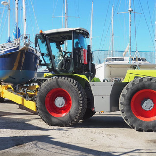 ...und beim Transport ins Wasser
