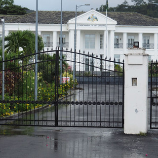 Das Parlamentsgebäude des Commenwealth of Dominica
