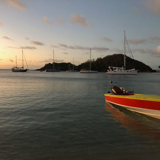 Mayreau am späten Nachmittag ...