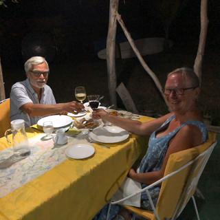 ... mit anschliessendem Dinner.