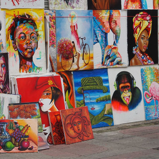 Kunst für Touristen - lasst Farben sprechen...