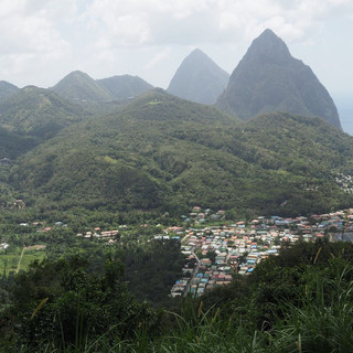 Die Pitons, Wahrzeichen von St. Lucia
