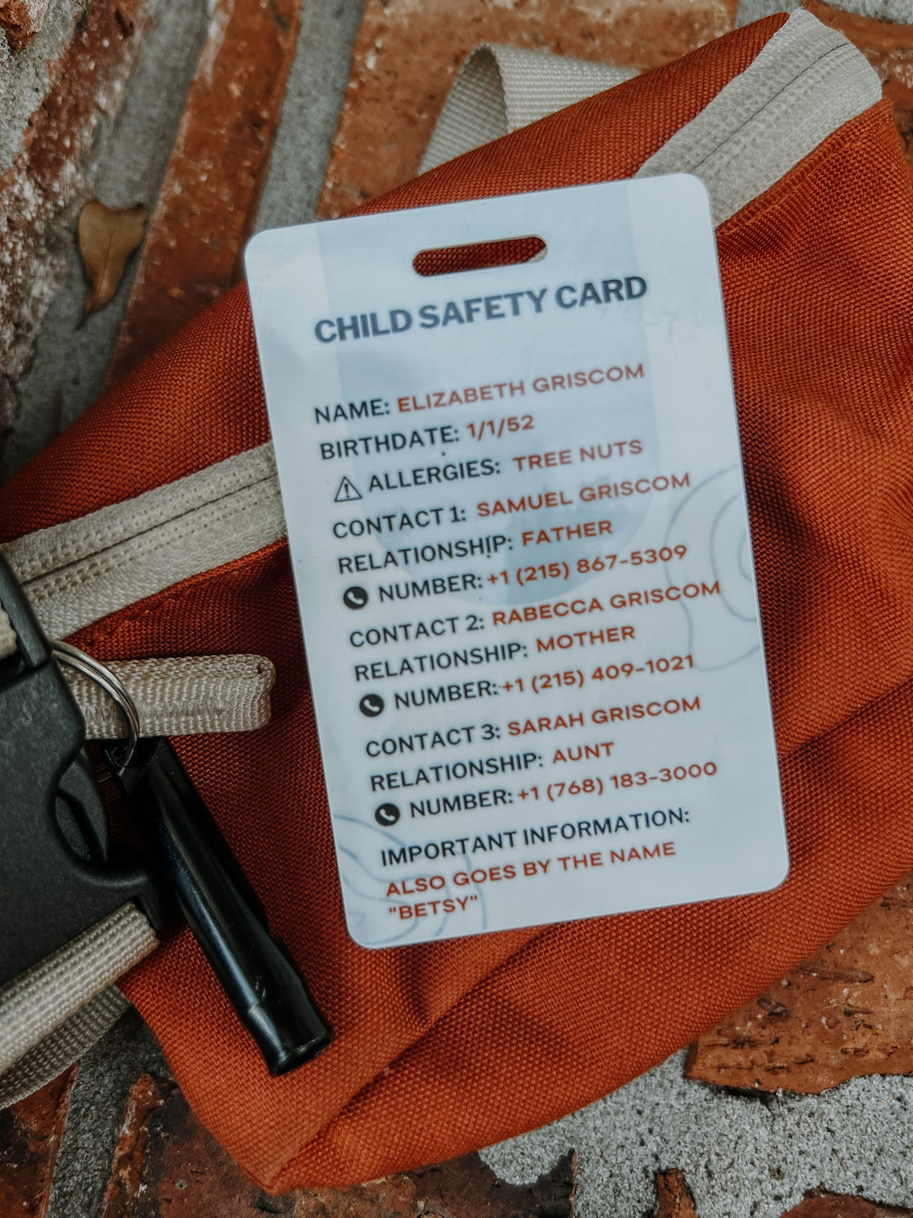 Child ID Card