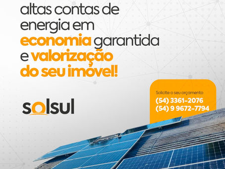 Vai investir em energia solar para a sua casa? Escolha experiência e qualidade!