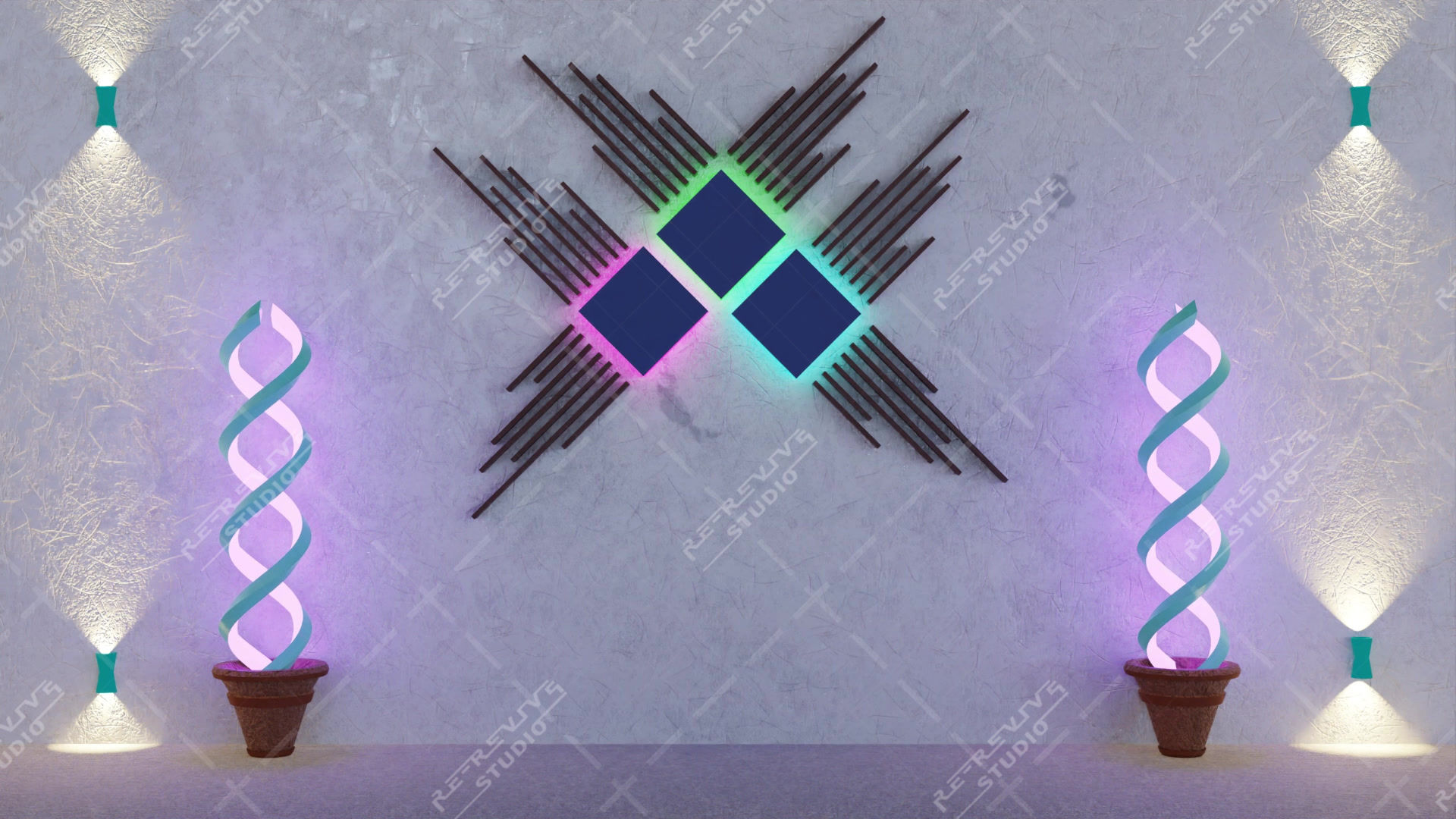 Animated studio backgrounds, virtual studio background, stock video