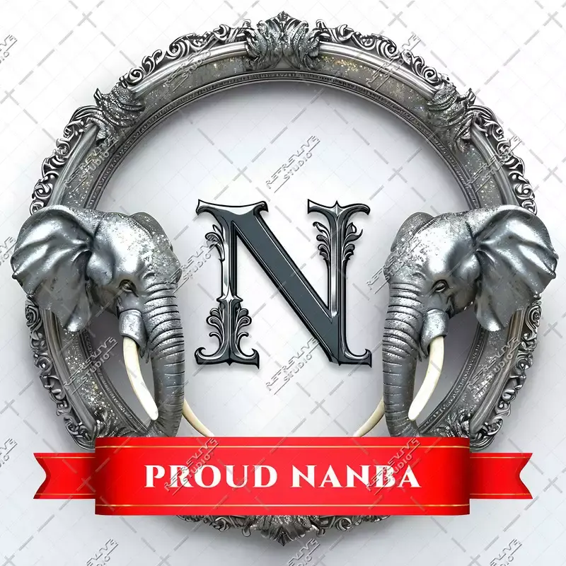N - Proud Nanba Monogram - Letter N, TVK Monogram, Thalapathy Vijay, TVK, Logo, RE-Revive Studio