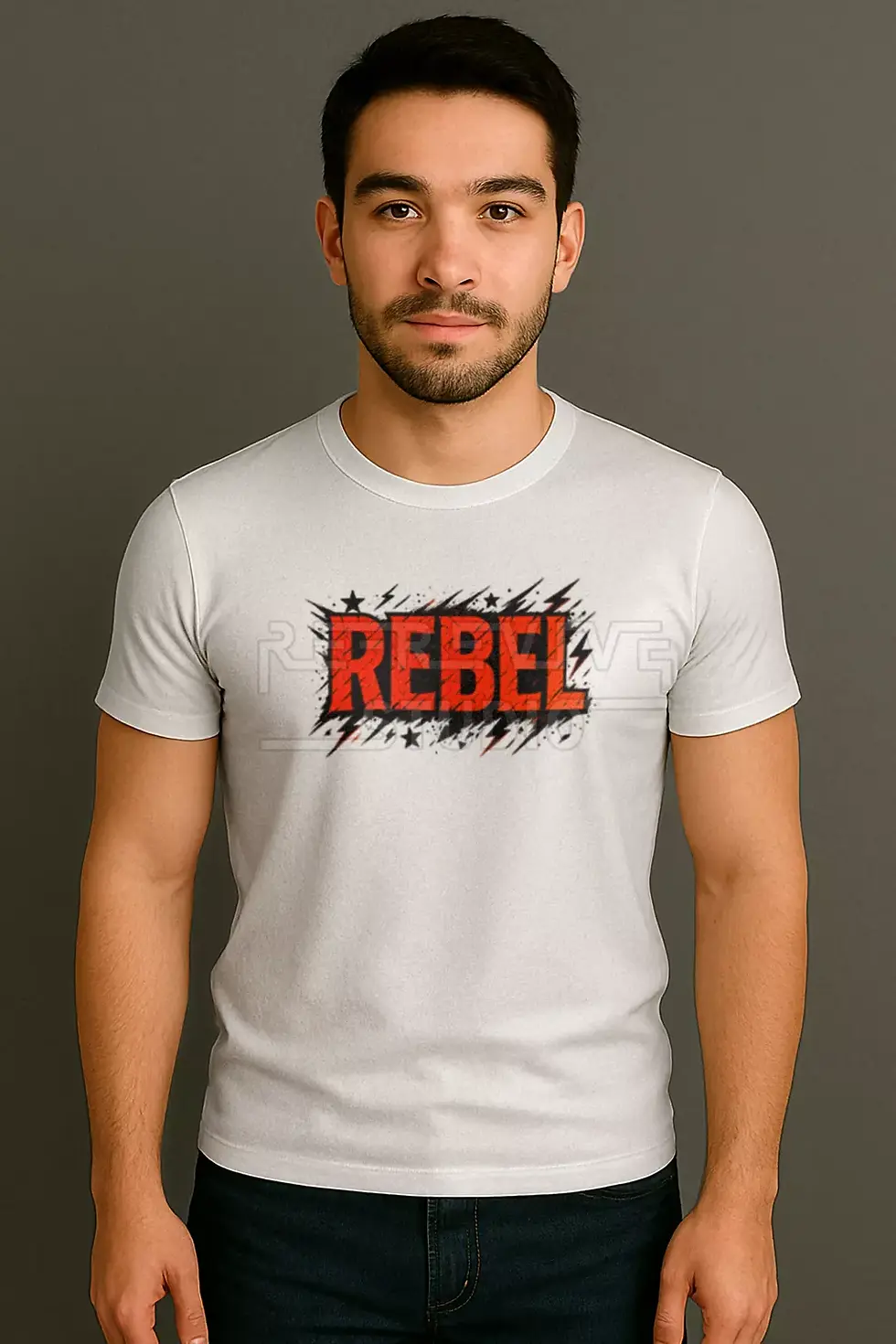 Rebel attitude colorful graphic printed white t-shirt - Rebel T-Shirt, Attitude T-Shirt | RE-Revive Studio