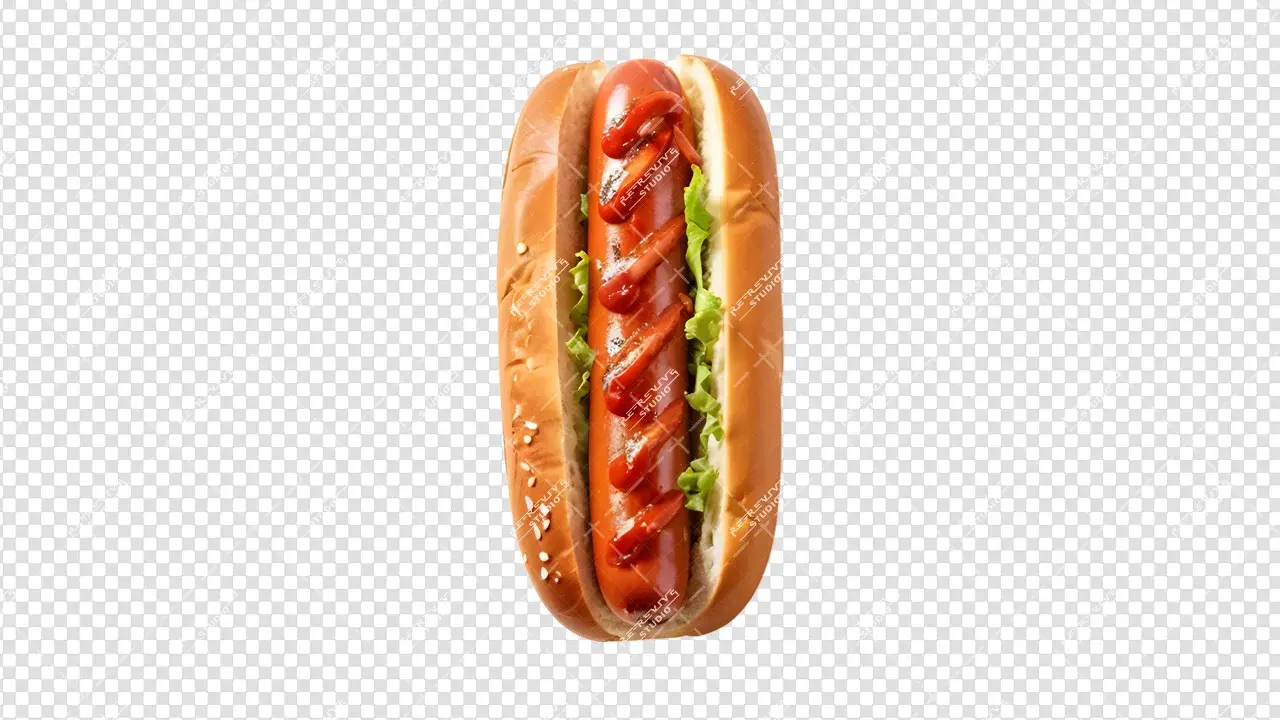 Hotdog Png - Fast Food Png, Breakfast, Hot Dog, Png, Grilled Hot Dog, Png, Isolated, Transparent background, RE-Revive Studio