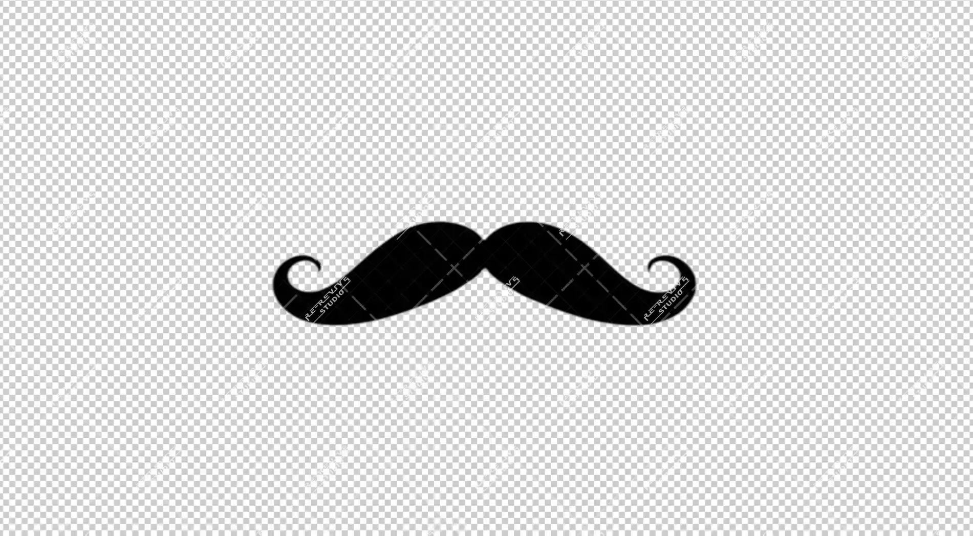 Free Mustache Png - Mustache Png, Black Mustache, Transparent Mustache, Mustache Icon, Free Png, Isolated, RE-Revive Studio