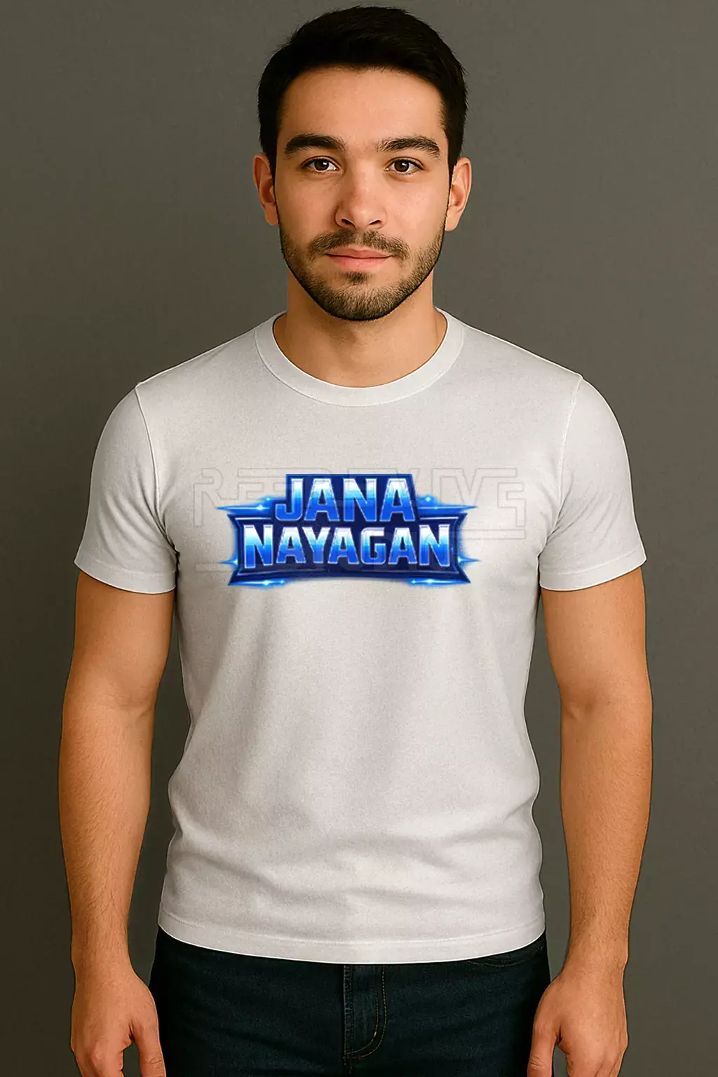Jana Nayagan printed T-shirt with colorful high-detail artwork - Vijay T-Shirt, Jana Nayagan T-Shirt | RE-Revive Studio