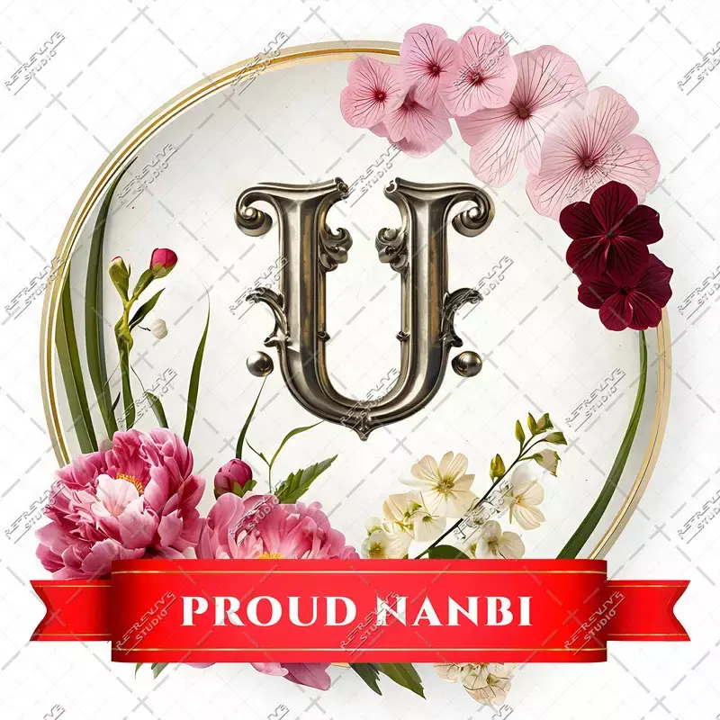 U - Proud Nanbi Monogram - Letter T, TVK Monogram, Thalapathy Vijay, TVK, Logo, RE-Revive Studio
