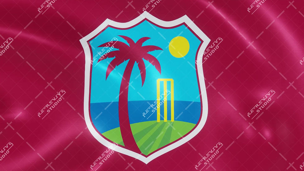 West Indies Cricket Flag, West Indies, Stock Video