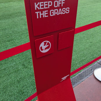 Wayfinding Signage for Arsenal Emirates Stadium Tour