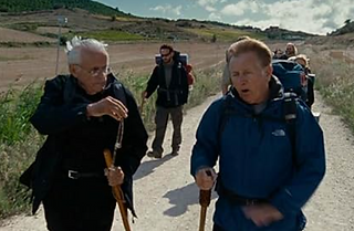 Encontrando o Padre Frank no Caminho.