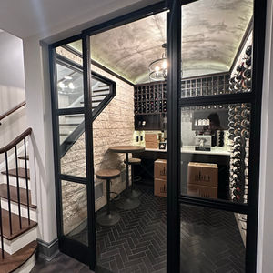 Steel and Glass Wine Rooms