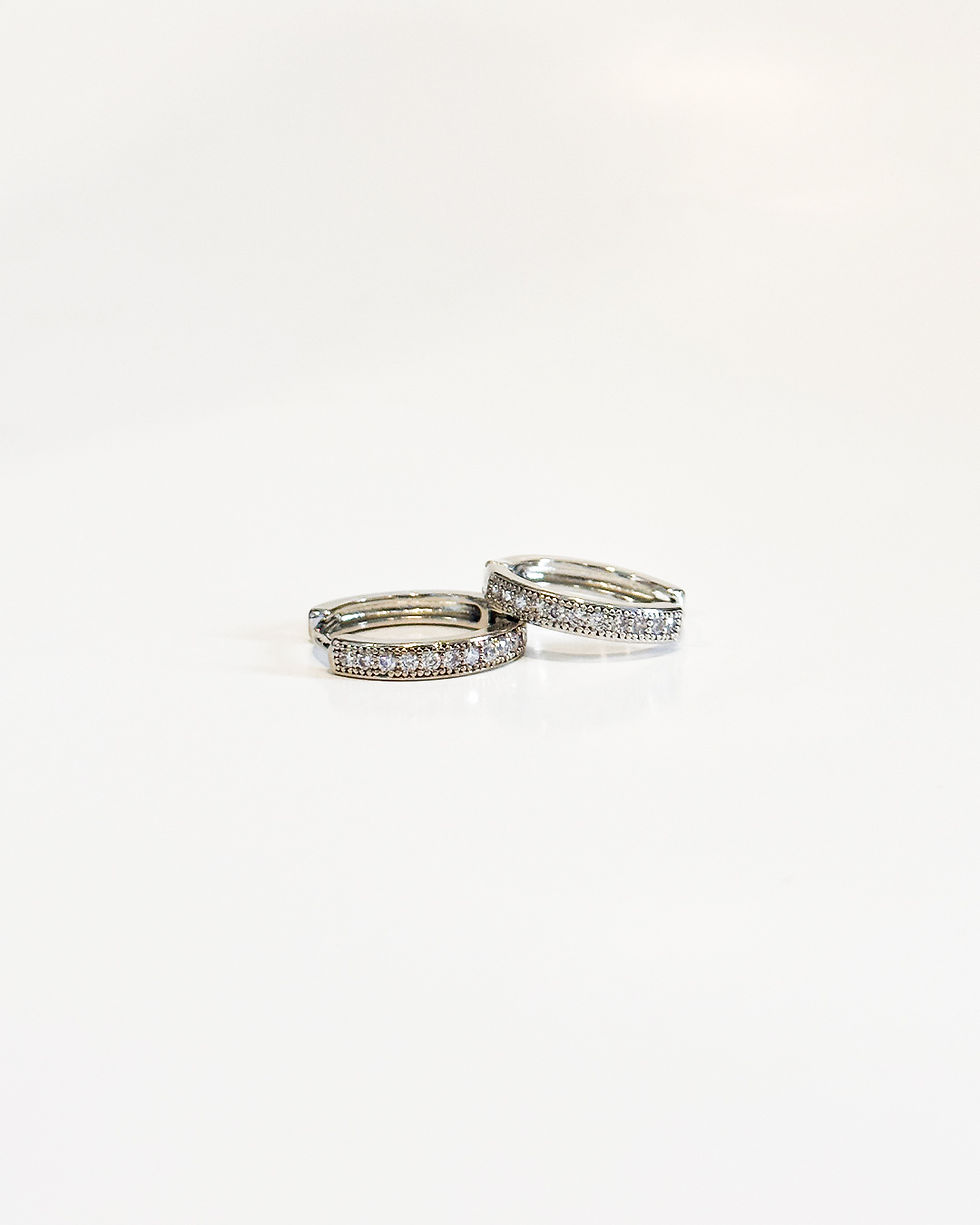 Thumbnail: Twin Halo Hoops