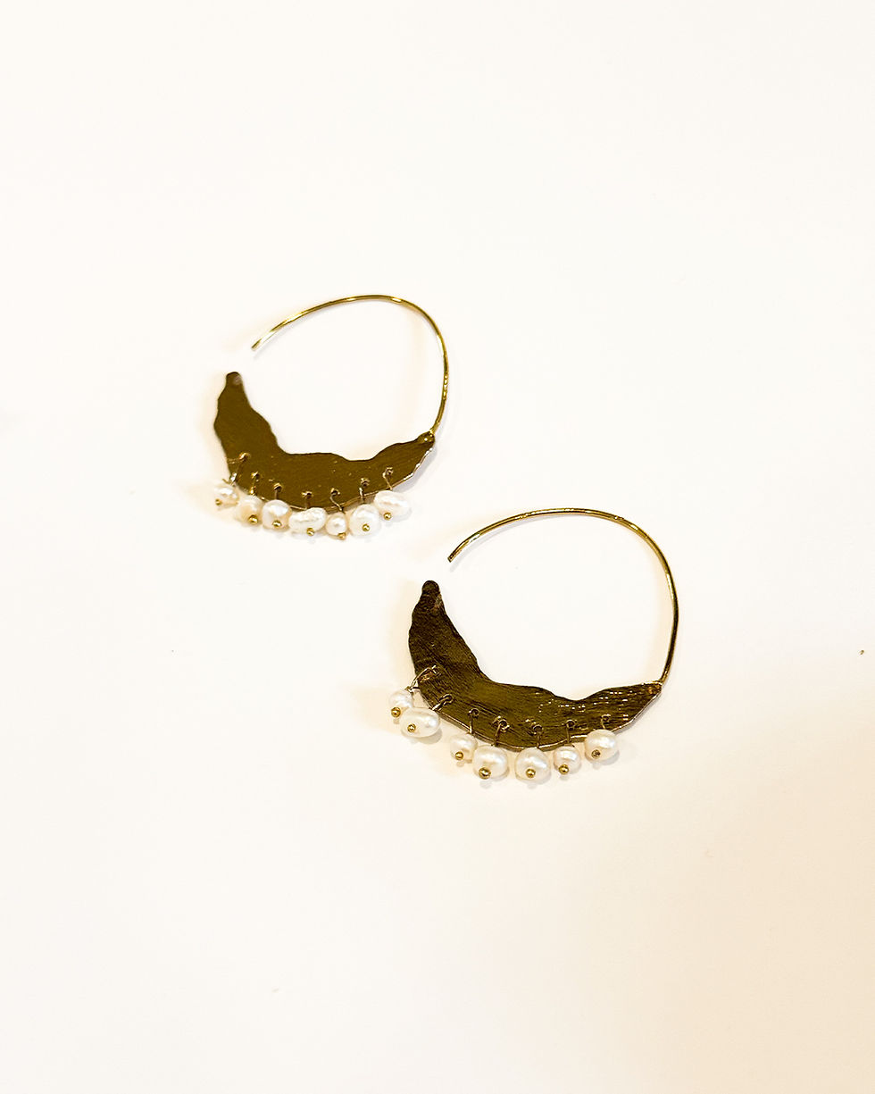 Thumbnail: Muse Pearl Hoops