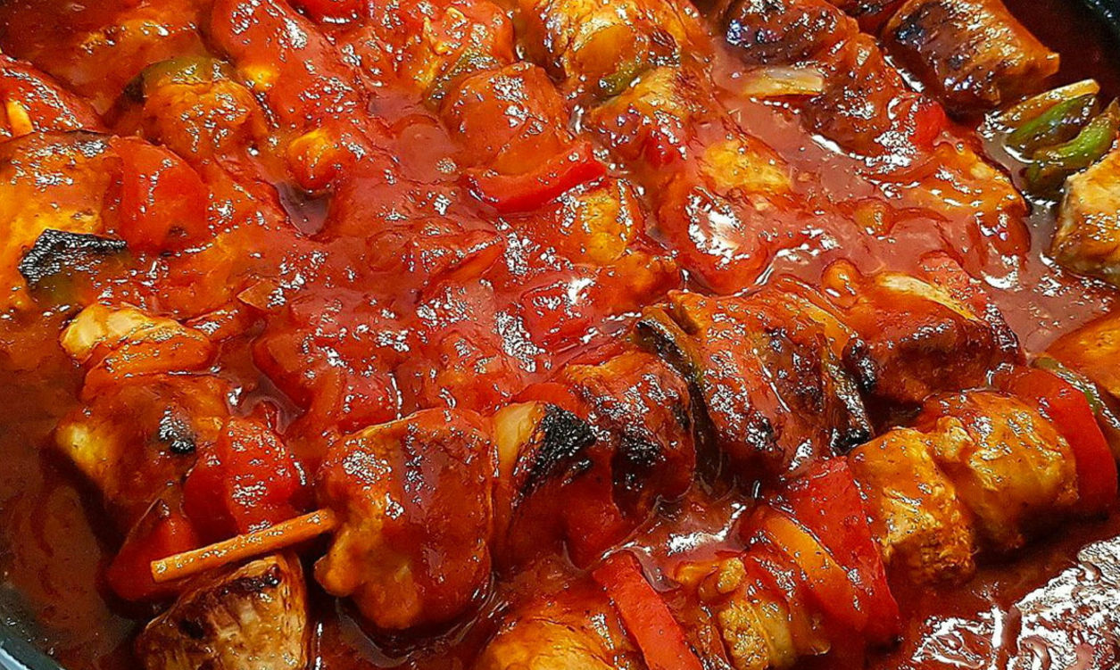 Pfannen Schaschlik Schaschlikspiesse fertig ca. 600gr