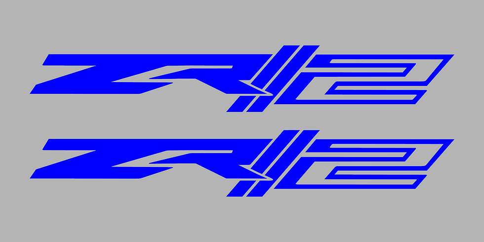 Thumbnail: Pair of Silverado ZR2 Bedside Decals