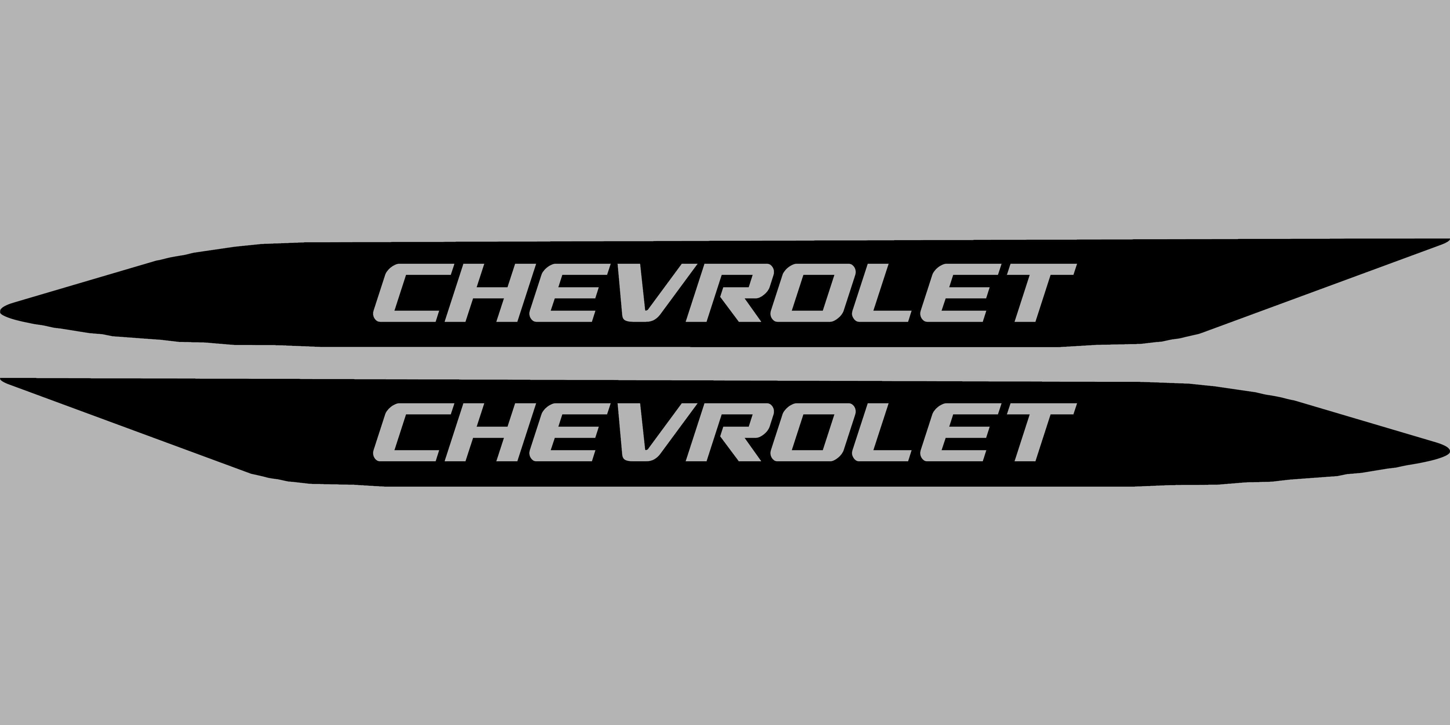 Pair of Chevrolet Hood Spear Decals
