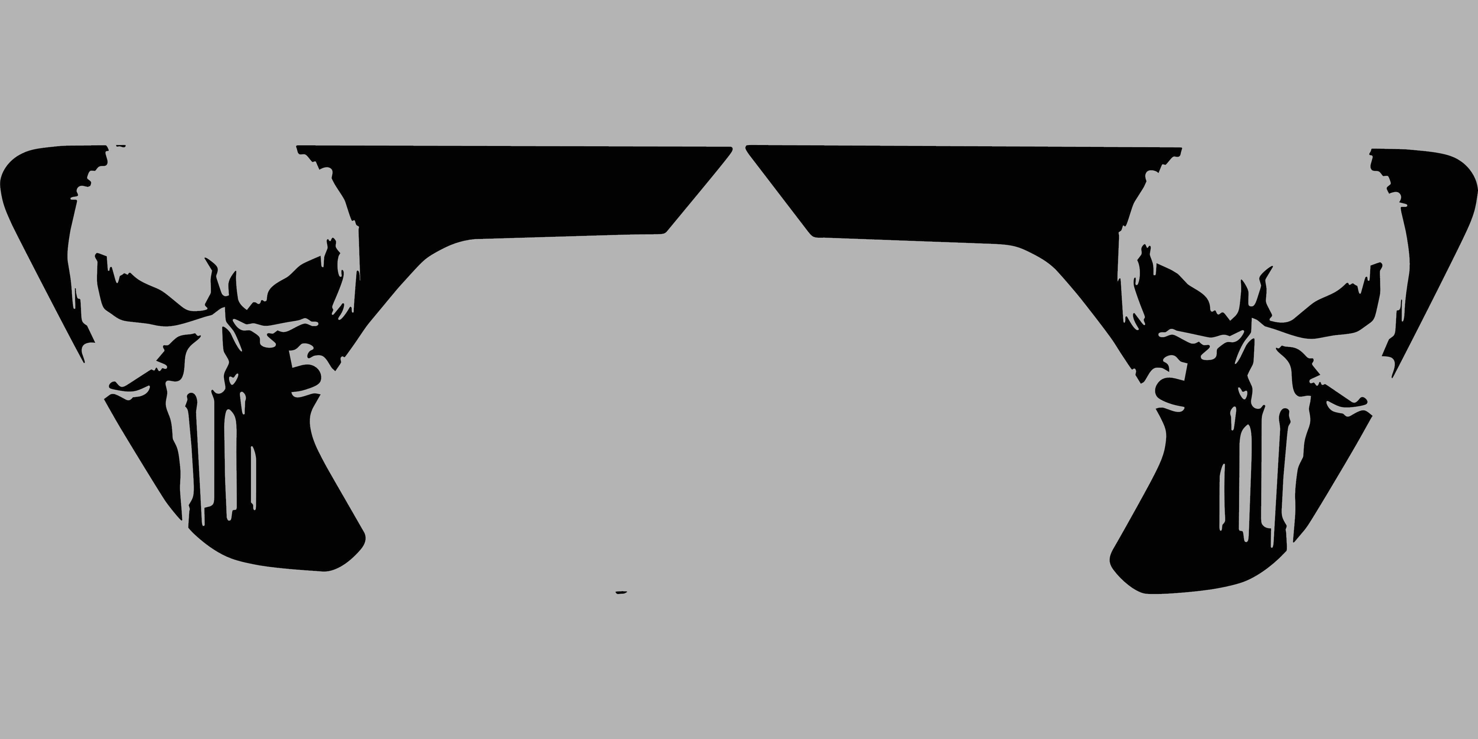 Jeep Punisher Vent Decals