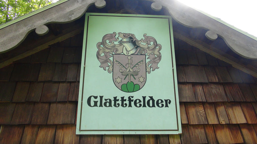 Glattfelder Crest on Pavilion